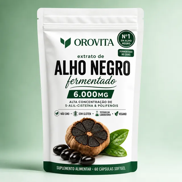 Embalagem do Extrato de Alho Negro Fermentado OROVITA
