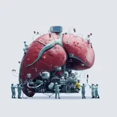 Ilustração do fígado